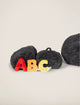 Dark Grey Bag with Rainbow Letters