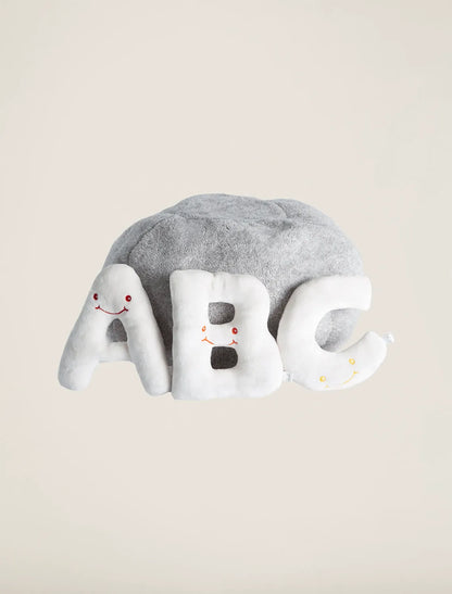 Light Grey Bag with Creamy Cream Letters