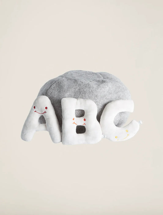 Light Grey Bag with Creamy Cream Letters