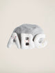 Light Grey Bag with Creamy Cream Letters