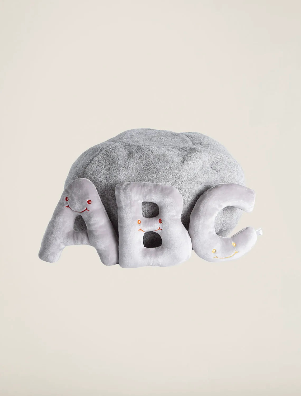 Light Grey Bag with Dove Grey Letters