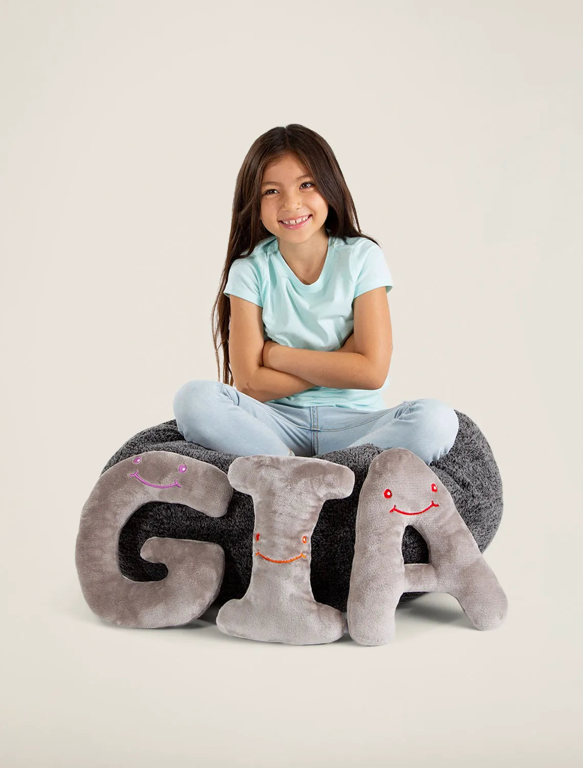 Dark Grey Bag with Rhino Letters