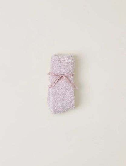 Heathered Dusty Rose / White