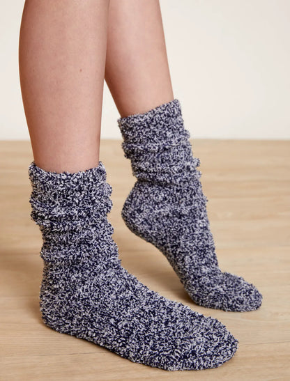 Heathered Indigo / White