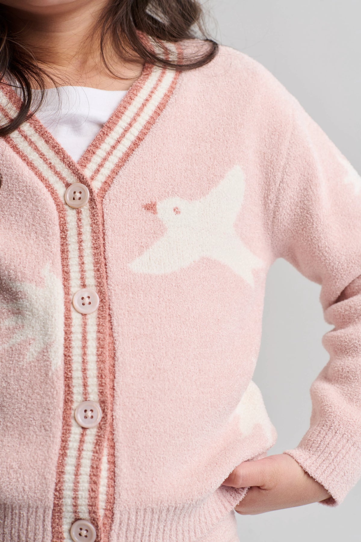 Dusty Rose / Cream