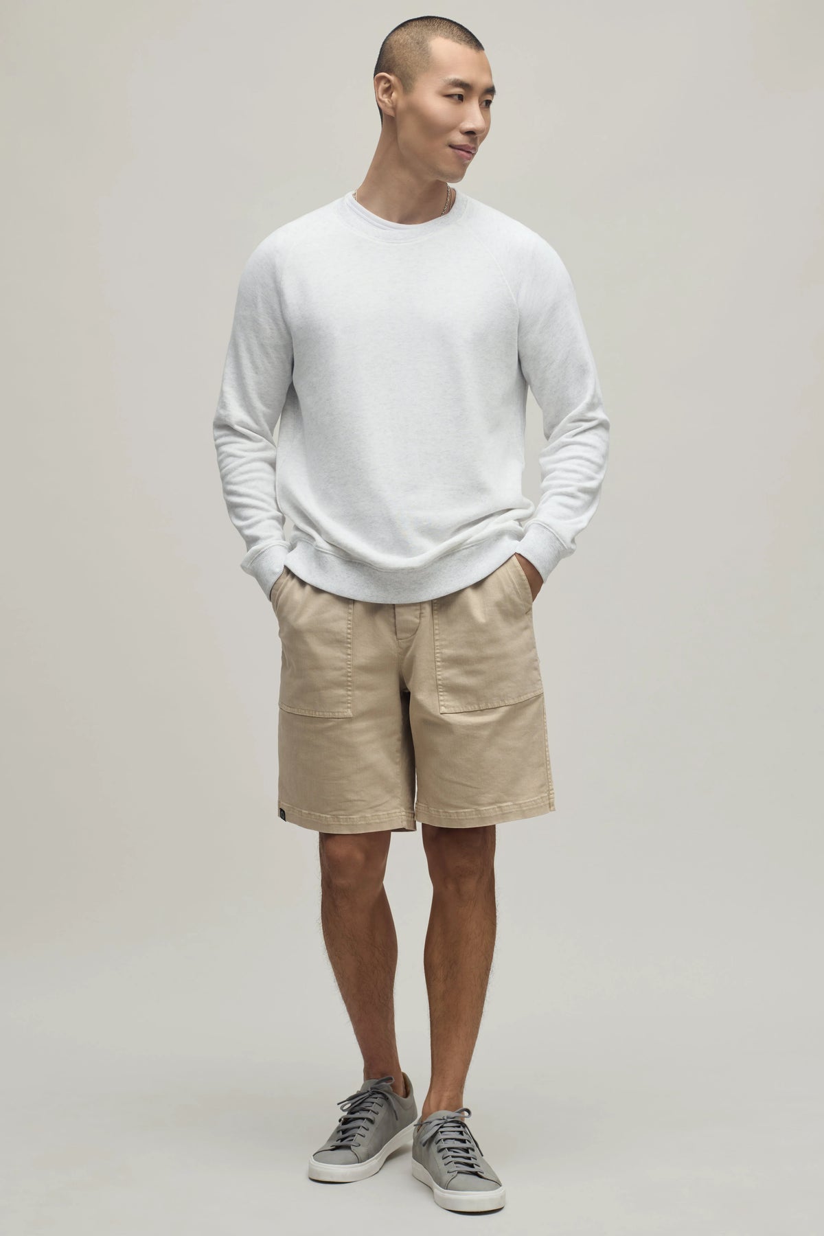 Heathered White