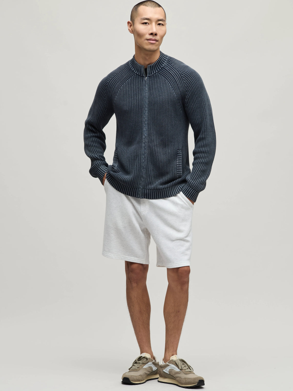 Heathered White