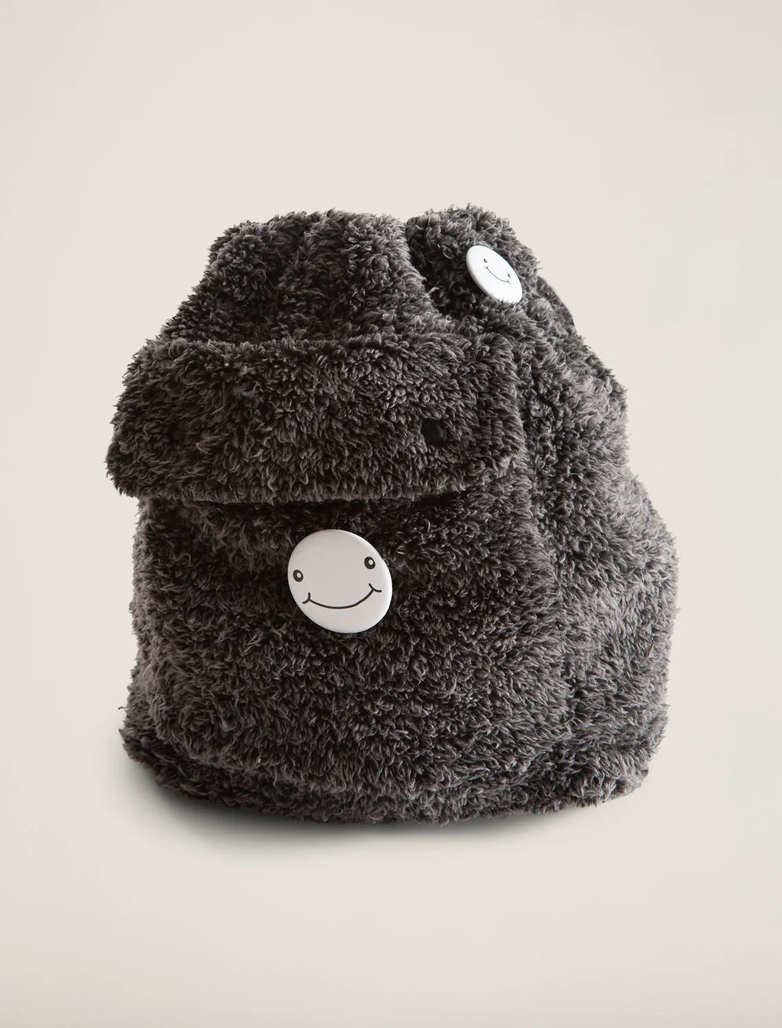 Dark Grey Backpack with Rainbow Mini Letters
