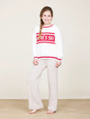 Cream / Americana Red
