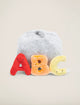 Light Grey Bag with Rainbow Letters
