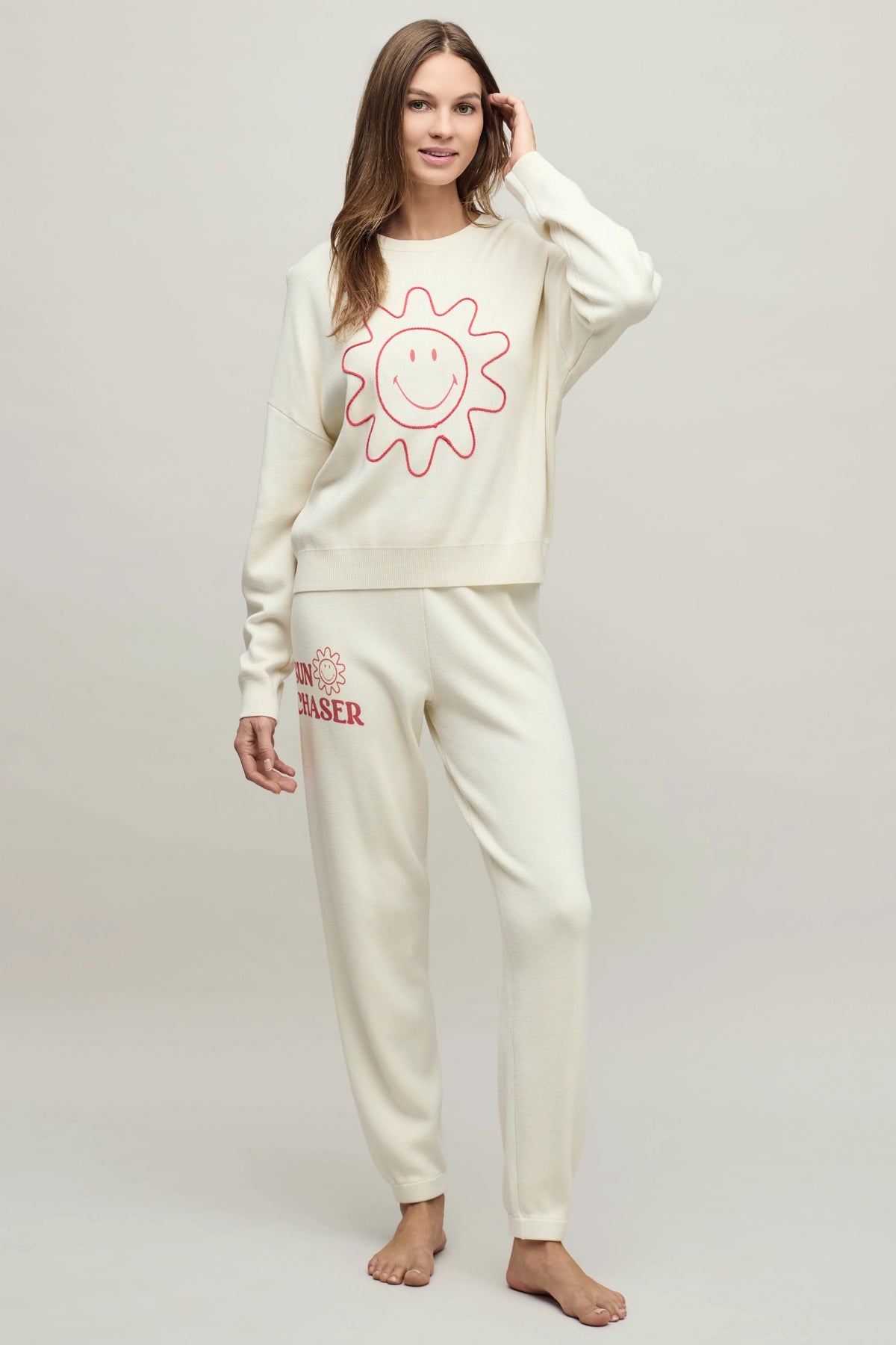 Cream / Light Poppy Red